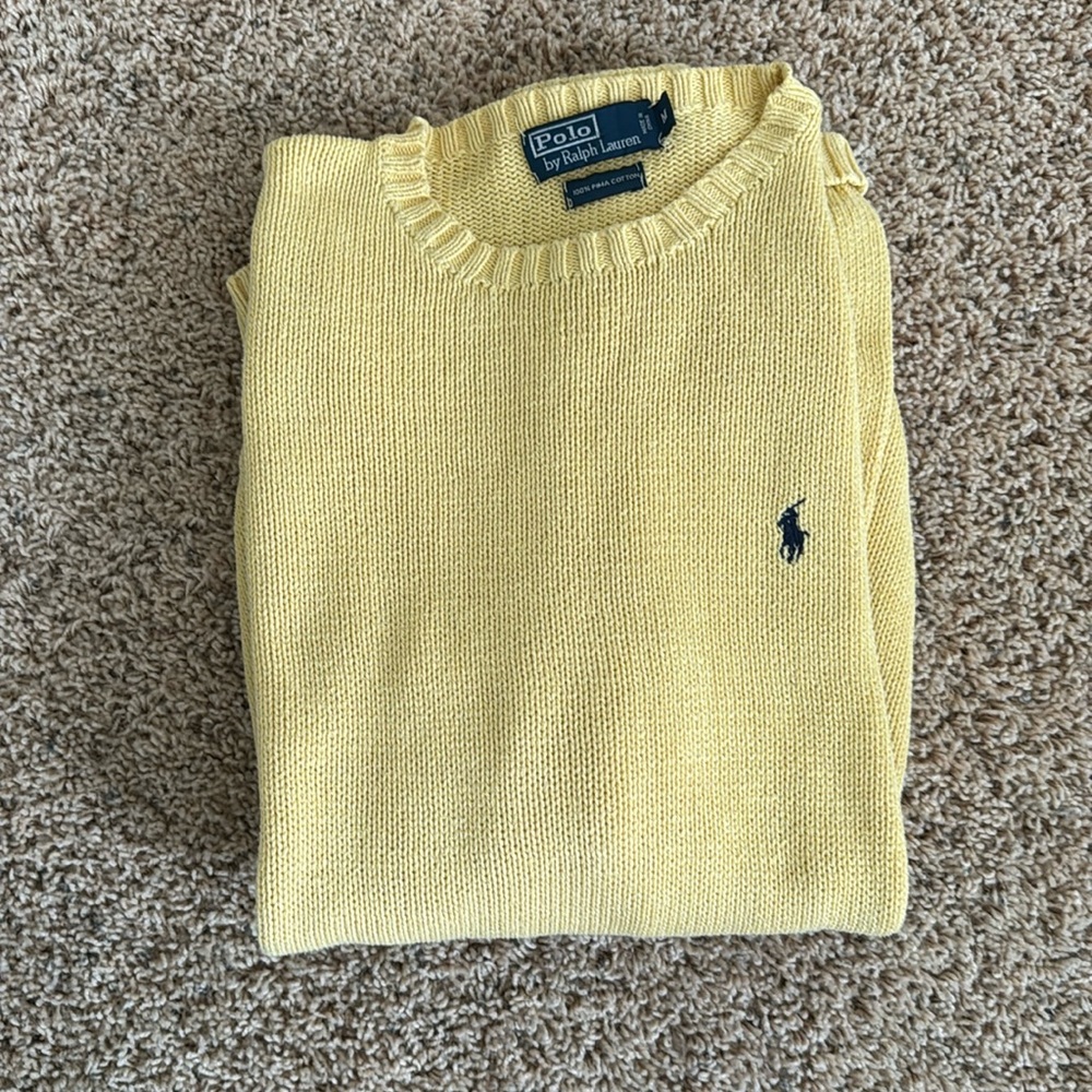 Men’s Ralph Lauren Polo Crewneck Cotton Sweater